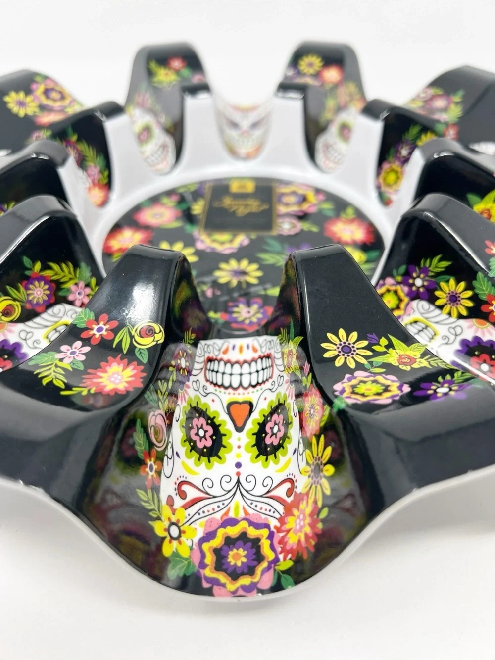 Lazy-Susan Carousel Taco Holder Stand Day of The Dead